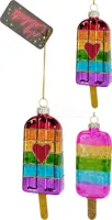 Kerstornament IJsje Regenboog Assorti 1st - thumbnail