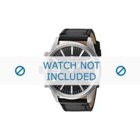 Horlogeband Diesel DZ4444 Leder Zwart 26mm - thumbnail