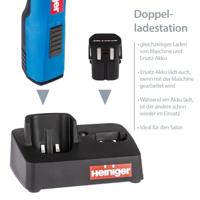 Saphir accumachine met 2e accu en size 10 kop - thumbnail