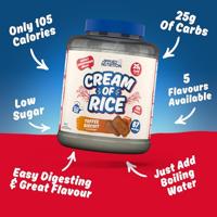 Applied Nutrition Cream of Rice Toffee Biscuit (2000 g) - thumbnail
