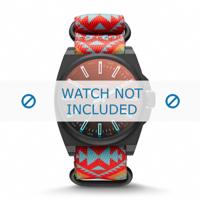 Horlogeband Diesel DZ1635 Textiel Multicolor 24mm - thumbnail