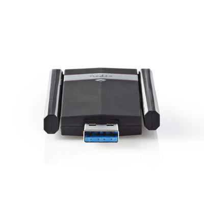 Netwerkdongle | AC1200 | Dual Band | Zwart Netwerkdongle | AC1200 | Dual Band | Zwart