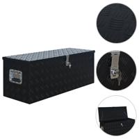 Aluminium kist 1085x370x400 mm zwart - thumbnail
