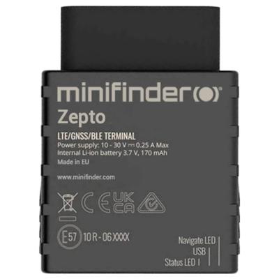 MiniFinder Zepto GPS-tracker Voertuigtracker, Live Tracking Zwart 1 stuk(s)