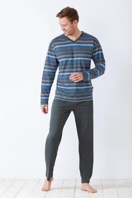 Hajo heren pyjama met strepen Hajo heren pyjama met strepen