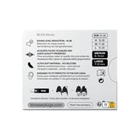 Blox Music Medium/Large Zwart 1 Paar Oordoppen - thumbnail