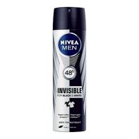 Nivea Men Deodorant Deospray Invisible Black And White 150ml - thumbnail