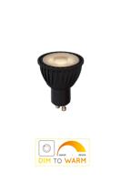 Lucide MR16 - Led lamp - Ø 5 cm - LED Dim to warm - GU10 - 1x5W 2200K/3000K - Zwart - thumbnail