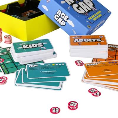 Gift Republic Age Gap - Kinderen vs Volwassenen Spel Gift Republic Age Gap - Kinderen vs Volwassenen Spel