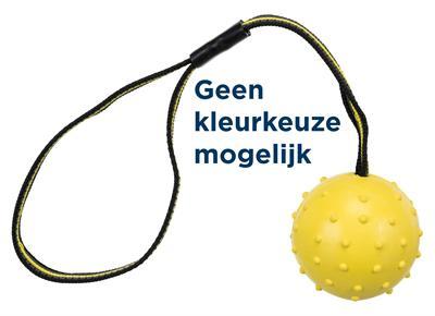 TRIXIE NATUURRUBBER BAL AAN RUBBEREN SINGELBAND ASSORTI 35X6X6 CM 3 ST