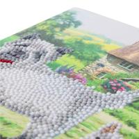 Craft Buddy Crystal Art Kaart West Highland Terriërs 18x18 cm - thumbnail