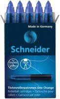 Schneider Schreibgeräte One Change 185403 Navulpatroon rollerballpen 0.6 mm Blauw 5 stuk(s) - thumbnail