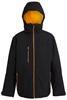 Ragetta RG253 Navigate Waterproof Insulated Jacket - Black/Orange Pop - XXL