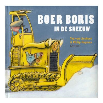 Boer Boris in de sneeuw