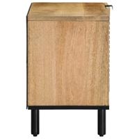 Tv-meubel 80x31,5x46 cm massief mangohout bruin - thumbnail