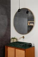 Lucide PRESTON - Hanglamp Badkamer - Ø 10 cm - 1xGU10 - IP44 - Zwart - thumbnail