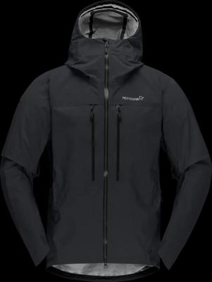 Norrona trollveggen Gore-Tex Pro light Hardshell Jas Heren Caviar Black S Norrona trollveggen Gore-Tex Pro light Hardshell Jas Heren Caviar Black S