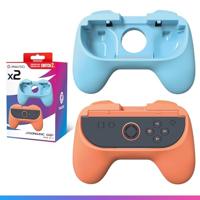 Oniverse Nintendo Switch 2 Set van 2 Ergonomische Grips Oranje/Blauw - thumbnail