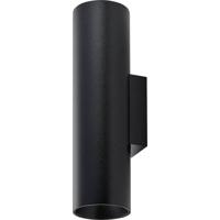 Deko Light Can IP20 up & down, 2x 7,5 W GU10, Schwarz 341344 Wandopbouwarmatuur GU10 7.5 W Zwart - thumbnail