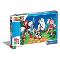 Clementoni legpuzzel - sonic, 104st. - thumbnail