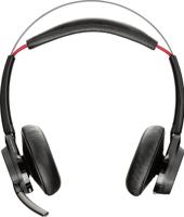 Voyager Focus UC B825 - Headset - stereo - op oor - draadloos - Bluetooth - actieve geluidsdemping - thumbnail