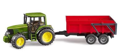 bruder John Deere 6920 met kiepaanhanger modelvoertuig