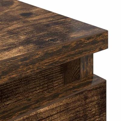 Tv-meubel 60x35x54 cm bewerkt hout gerookt eikenkleurig