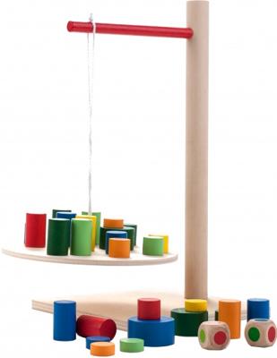 Houten Balans Weegschaal Spel Houten Balans Weegschaal Spel