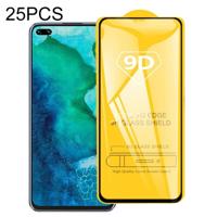 Voor Huawei Honor V30 25 PCS 9D Full Glue Full Screen Tempered Glass Film - thumbnail