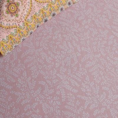 Pip Studio Pip Studio Leafy Hoeslaken - Roze 160 x 200/210/220 cm Hoek hoogte: 30 cm