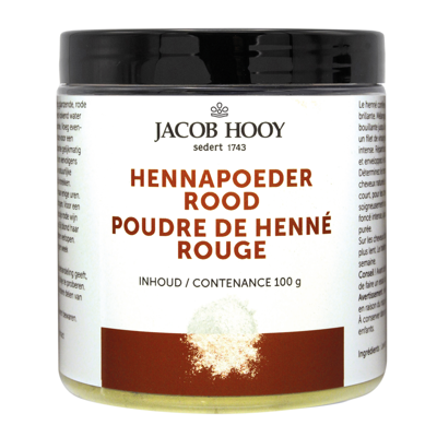 Jacob Hooy Hennapoeder Rood Jacob Hooy Hennapoeder Rood