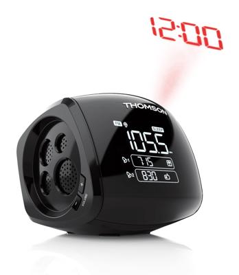 Thomson Wekkerradio met projectie van
