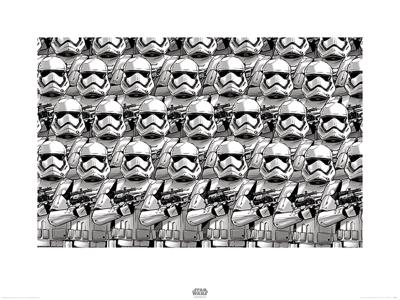 Kunstdruk Star Wars - Episode VII Stormtrooper Pencil Art 80x60cm Kunstdruk Star Wars - Episode VII Stormtrooper Pencil Art 80x60cm