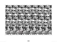 Kunstdruk Star Wars - Episode VII Stormtrooper Pencil Art 80x60cm - thumbnail