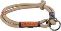TRIXIE BE NORDIC HALSBAND HOND HALF-SLIP ZAND / ZWART 55X1,3 CM - thumbnail