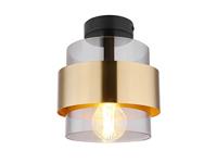 Globo PlafondlampMilley zwart met goud - 15560D - thumbnail