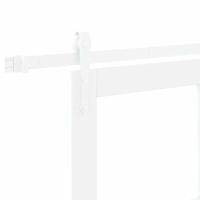 Schuifdeur met Hardware Set Wit 73,5x211 cm Massief Vurenhout - thumbnail
