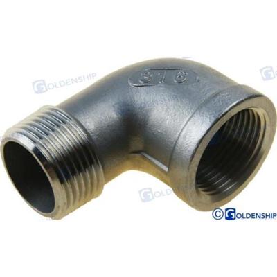 GS30553 - ELLEBOOG 90 M-H INOX 1"