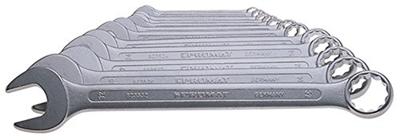 Promat/Tecwerk Ring-steeksleutelset | 4000823600 | 13-delig sleutelwijdte 1/4-1 inch | vorm A chroom-vanadiumstaal | CV - 4000823628
