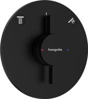 Hansgrohe DuoTurn S kraan inbouw voor 2 functies, mat zwart - thumbnail