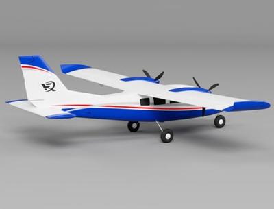 XFLY P68 Twin 850MM Wingspan ARTF - Blauw