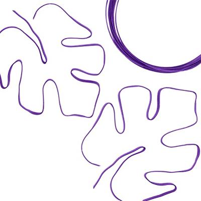 Vaessen Creative • aluminiumdraad embossed plat 5mmx1mmx5m lilac