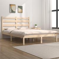 Bedframe zonder matras massief hout 160x200 cm - thumbnail