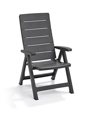 Standen tuinstoel Brasilia antraciet (2 stuks)