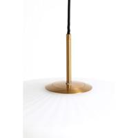 Light & Living HanglampPleat goud met wit Ø 30cm - 2971926 - thumbnail