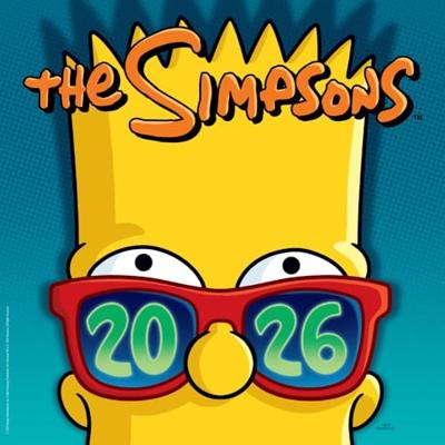 THE SIMPSONS 2026 SQUARE CALENDAR