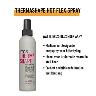 KMS Hair Thermashape Hot Flex Spray 200ml - thumbnail