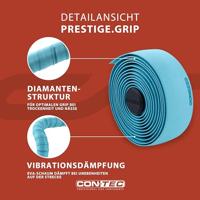 CONTEC lenkerband "prestige.grip" ct handlebar tapes presti ip light blue 200mm - thumbnail