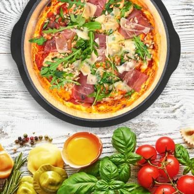 Ronde pizzapan - ZENKER - Ø 36 cm - Glasvezel siliconen - Zwart