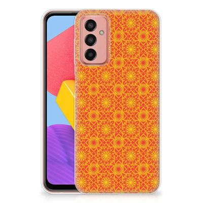 Samsung Galaxy M13 | M23 | TPU bumper | Batik Oranje Samsung Galaxy M13 | M23 | TPU bumper | Batik Oranje